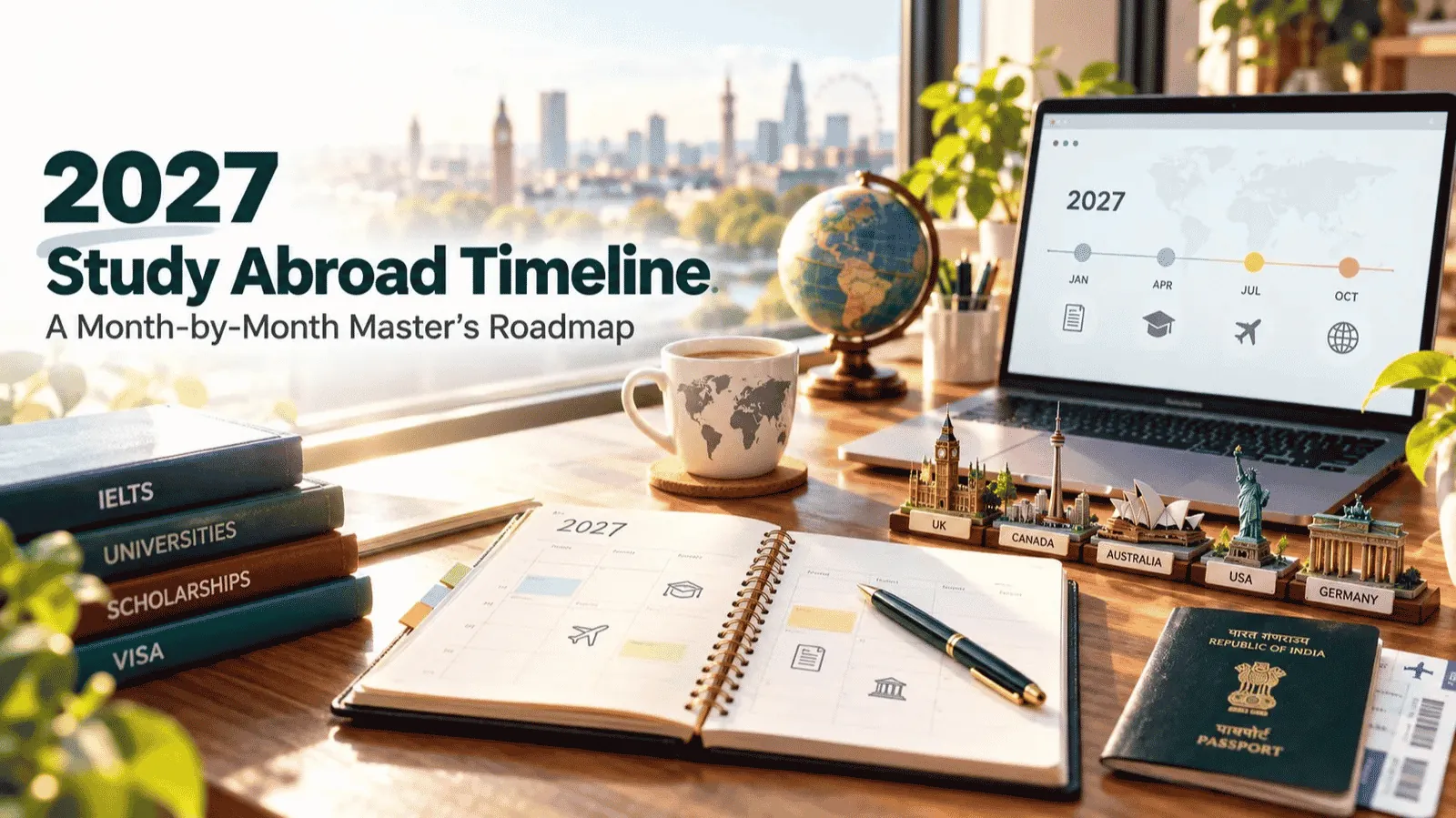 2027 Study Abroad Timeline: A Month-by-Month Master's Roadmap for Indian Students