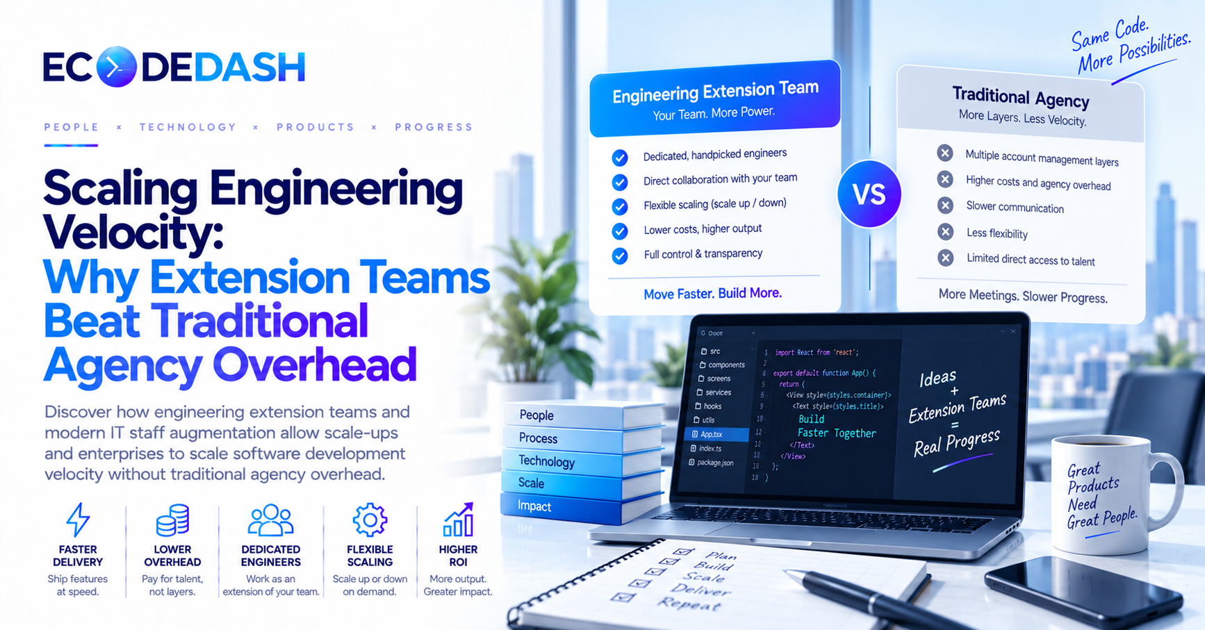Scaling Engineering Velocity: Why Extension Teams Beat Traditional Agency Overhead