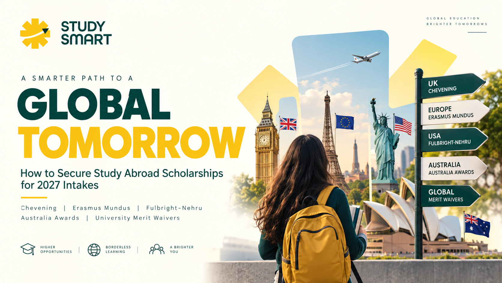 How to Secure Study Abroad Scholarships for 2027 Intakes: Chevening, Erasmus, Fulbright & Merit Waivers