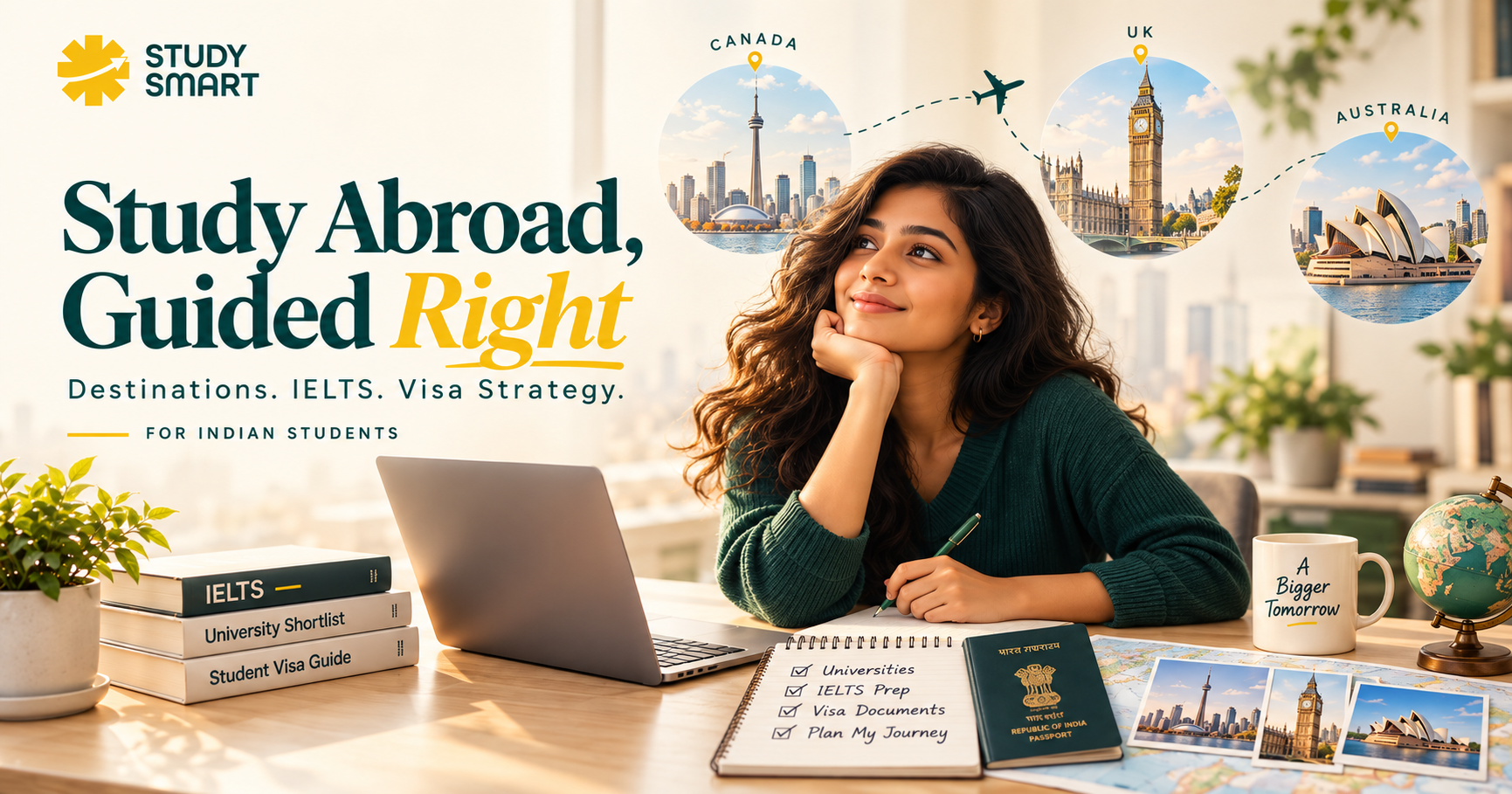 Ultimate Guide to Studying Abroad for Indian Students: Top Destinations, IELTS Prep, and Expert Counseling