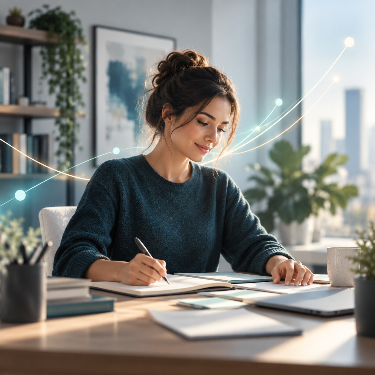 Structured digital workflow on desktop and mobile platforms