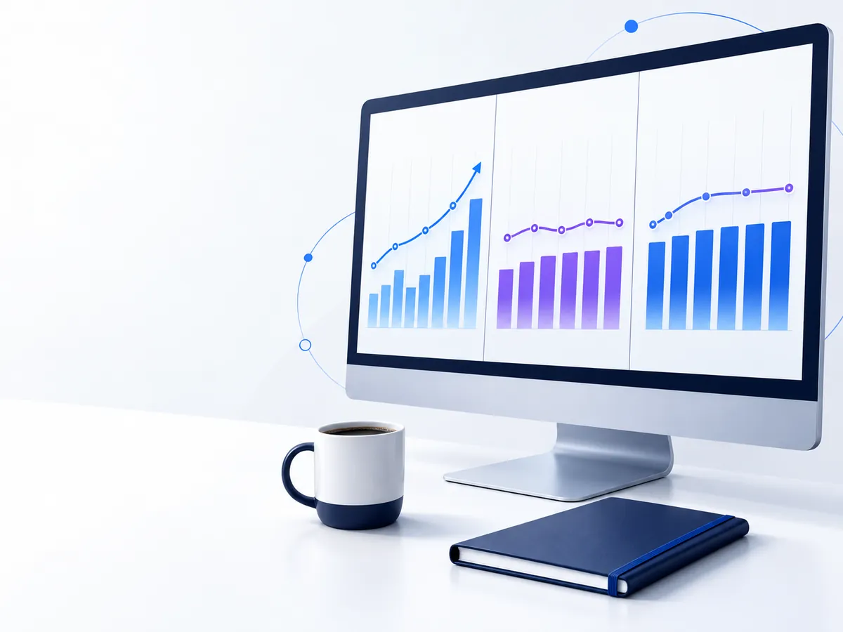 Monitor divided into three panels comparing hourly, monthly, and retainer billing models