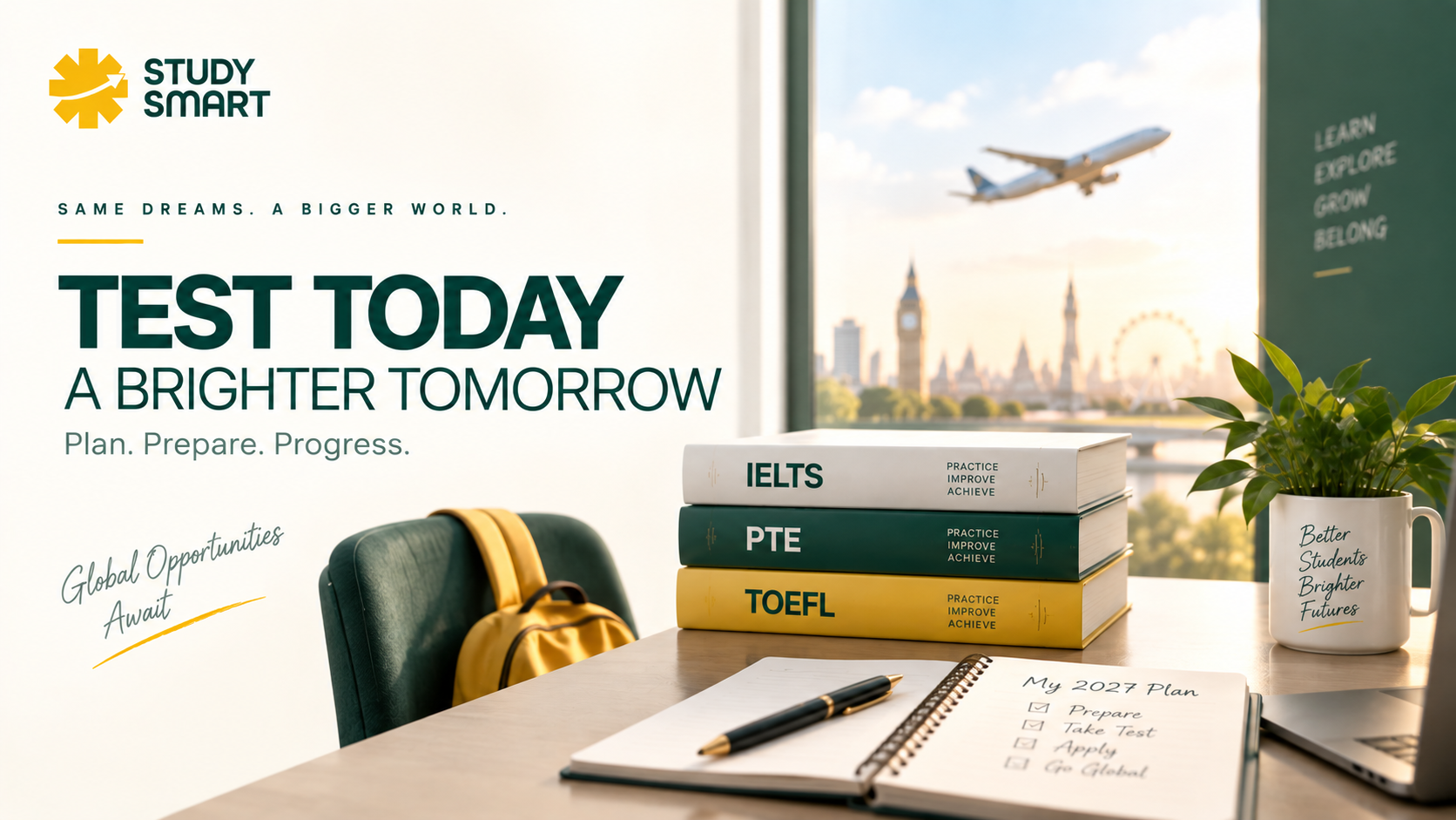 Standardized Test Prep Timeline for 2027 Study Abroad: IELTS vs. PTE vs. TOEFL Breakdown
