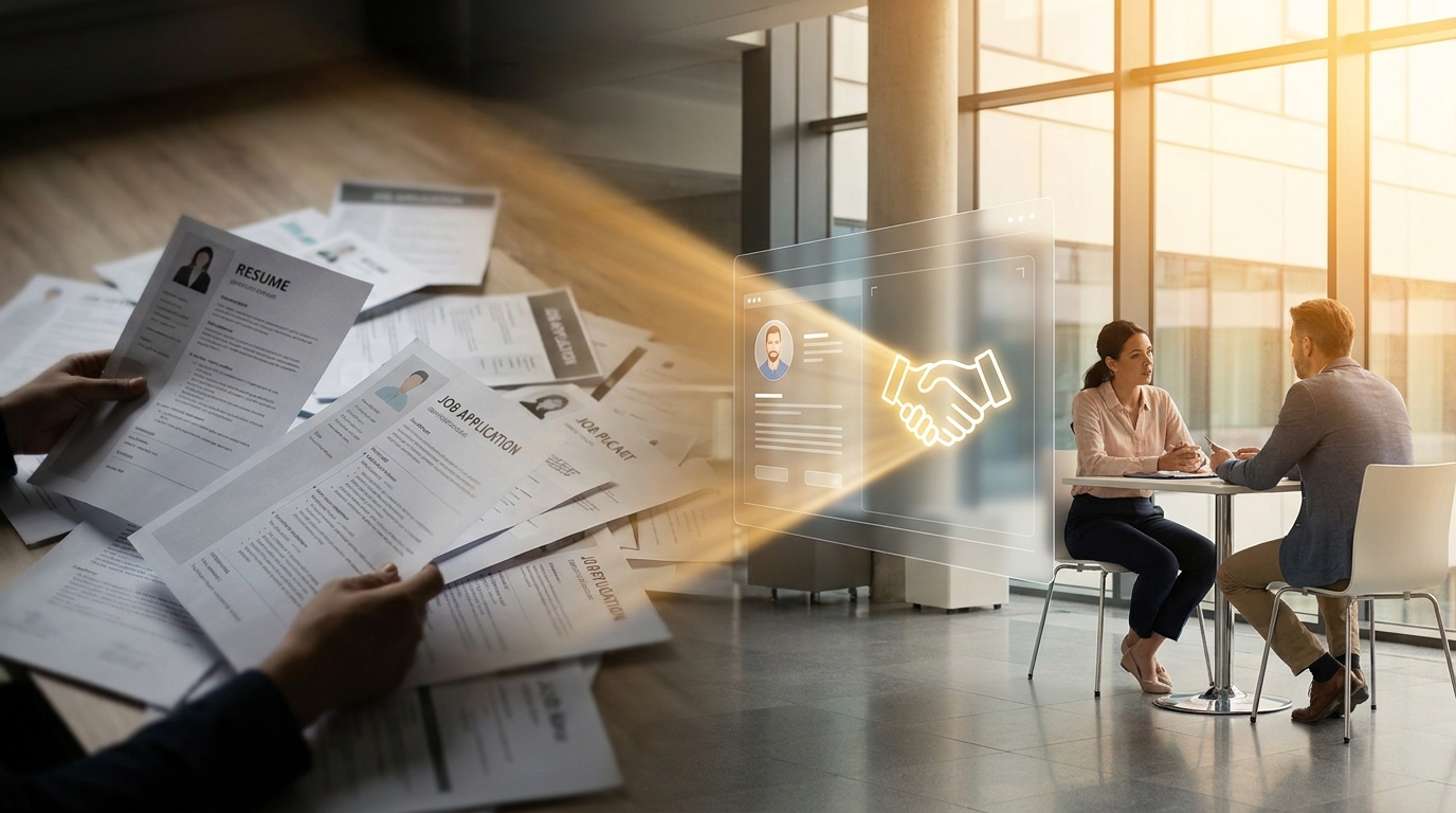 Precision AI matching and modern staffing operations